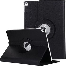 Microsonic iPad Pro 10.5 360 Dönerli Stand Deri Siyah Kılıf