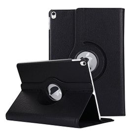 Microsonic iPad Pro 10.5 360 Dönerli Stand Deri Siyah Kılıf