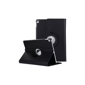 Microsonic iPad Pro 10.5 360 Dönerli Stand Deri Siyah Kılıf