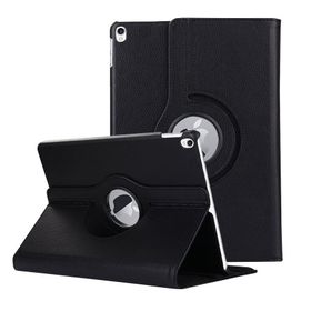 Microsonic iPad Pro 10.5 360 Dönerli Stand Deri Siyah Kılıf
