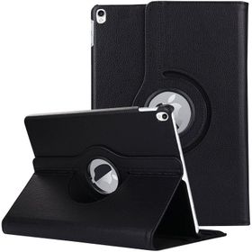 Microsonic iPad Pro 10.5 360 Dönerli Stand Deri Siyah Kılıf
