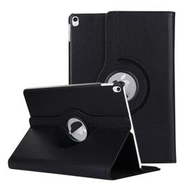Microsonic iPad Pro 10.5 360 Dönerli Stand Deri Siyah Kılıf