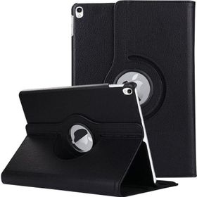 Microsonic iPad Pro 10.5 360 Dönerli Stand Deri Siyah Kılıf