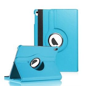Microsonic iPad Pro 12.9 360 Dönerli Stand Deri Mavi Kılıf