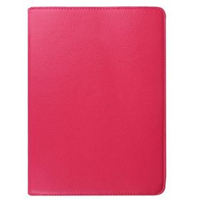 Microsonic iPad Pro 12.9 360 Dönerli Stand Deri Pembe Kılıf