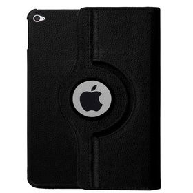 Microsonic iPad Pro 12.9 360 Dönerli Stand Deri Siyah Kılıf