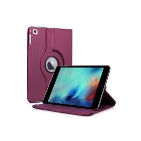 Microsonic iPad Pro 9.7 360 Dönerli Stand Deri Mor Kılıf