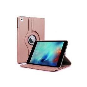 Microsonic iPad Pro 9.7 360 Dönerli Stand Deri Rose Gold Kılıf