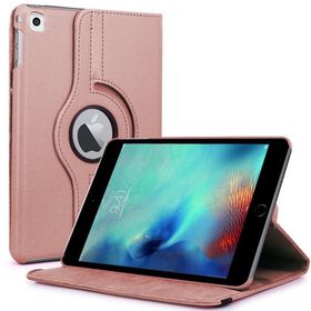 Microsonic iPad Pro 9.7 360 Dönerli Stand Deri Rose Gold Kılıf