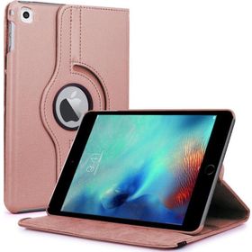 Microsonic iPad Pro 9.7 360 Dönerli Stand Deri Rose Gold Kılıf