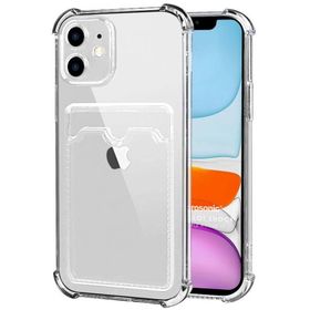 Microsonic iPhone 11 Card Slot Shock Şeffaf Cep Telefonu Kılıfı