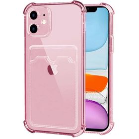 Microsonic iPhone 11 Card Slot Shock Şeffaf Cep Telefonu Kılıfı