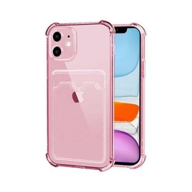 Microsonic iPhone 11 Card Slot Shock Şeffaf Cep Telefonu Kılıfı