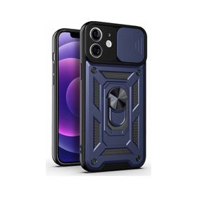 Microsonic iPhone 12 Impact Resistant Kırmızı Siyah Cep Telefonu Kılıfı
