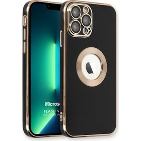 Microsonic iPhone 12 Pro Flash Stamp Açık Mavi Cep Telefonu Kılıfı