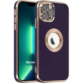 Microsonic iPhone 12 Pro Flash Stamp Açık Mavi Cep Telefonu Kılıfı