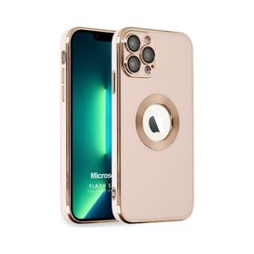 Microsonic iPhone 12 Pro Flash Stamp Açık Mavi Cep Telefonu Kılıfı