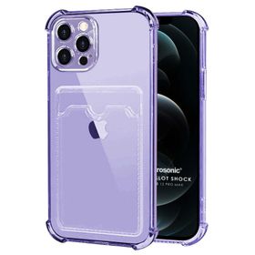 Microsonic iPhone 12 Pro Max Card Slot Shock Cep Telefonu Kılıfı