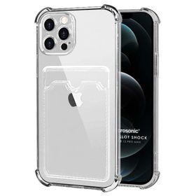 Microsonic iPhone 12 Pro Max Card Slot Shock Cep Telefonu Kılıfı