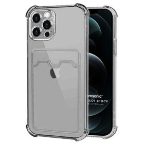 Microsonic iPhone 12 Pro Max Card Slot Shock Cep Telefonu Kılıfı