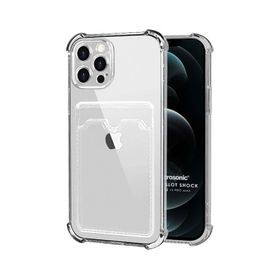 Microsonic iPhone 12 Pro Max Card Slot Shock Cep Telefonu Kılıfı