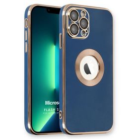 Microsonic iPhone 12 Pro Max Flash Stamp Siyah Cep Telefonu Kılıfı