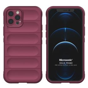 Microsonic iPhone 12 Pro Max Oslo Prime Mavi Cep Telefonu Kılıfı