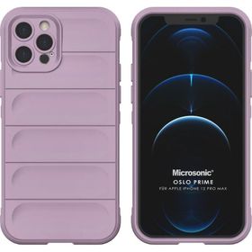 Microsonic iPhone 12 Pro Max Oslo Prime Mavi Cep Telefonu Kılıfı