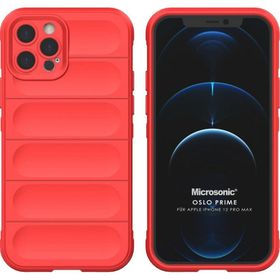 Microsonic iPhone 12 Pro Max Oslo Prime Mavi Cep Telefonu Kılıfı