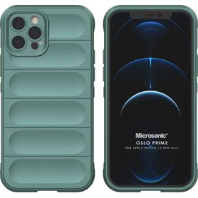 Microsonic iPhone 12 Pro Max Oslo Prime Mavi Cep Telefonu Kılıfı