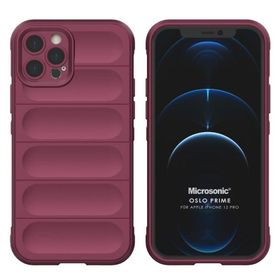 Microsonic iPhone 12 Pro Oslo Prime Kırmızı Cep Telefonu Kılıfı