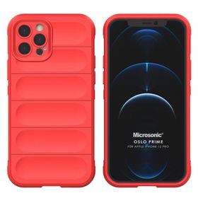 Microsonic iPhone 12 Pro Oslo Prime Kırmızı Cep Telefonu Kılıfı