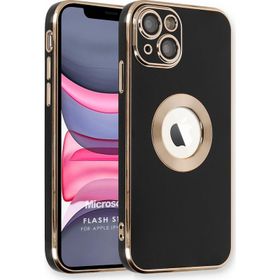 Microsonic iPhone 13 Flash Stamp Mavi Cep Telefonu Kılıfı