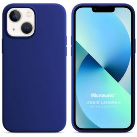 Microsonic iPhone 13 Liquid Lansman Silikon Kahverengi Cep Telefonu Kılıfı