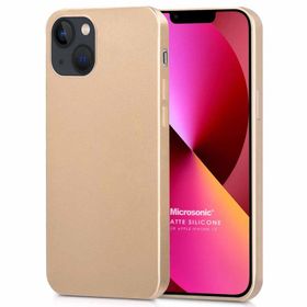 Microsonic iPhone 13 Matte Silikon Lacivert Cep Telefonu Kılıfı