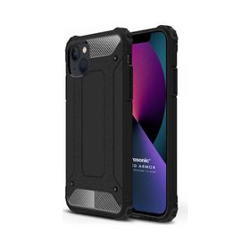 Microsonic iPhone 13 Mini Rugged Armor Siyah Cep Telefonu Kılıfı