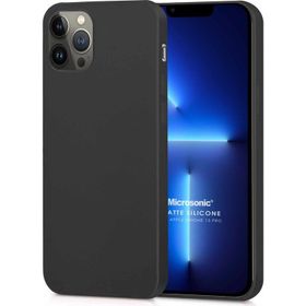 Microsonic iPhone 13 Pro Matte Silikon Gold Cep Telefonu Kılıfı