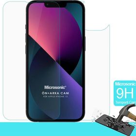 Microsonic iPhone 13 Uyumlu Full Body Temperli Ön Arka Cam Ekran Koruyucu