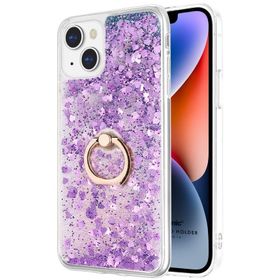 Microsonic iPhone 14 Plus Glitter Liquid Holder Ten Cep Telefonu Kılıfı