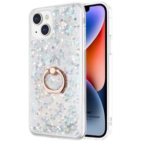 Microsonic iPhone 14 Plus Glitter Liquid Holder Ten Cep Telefonu Kılıfı