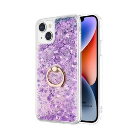 Microsonic iPhone 14 Plus Glitter Liquid Holder Ten Cep Telefonu Kılıfı
