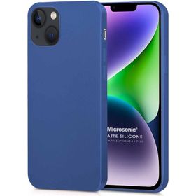 Microsonic iPhone 14 Plus Matte Silikon Rose Gold Cep Telefonu Kılıfı