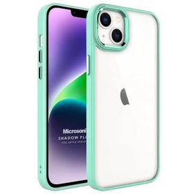 Microsonic iPhone 14 Plus Shadow Planet Açık Yeşil Cep Telefonu Kılıfı