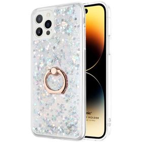 Microsonic iPhone 14 Pro Max Glitter Liquid Holder Ten Cep Telefonu Kılıfı
