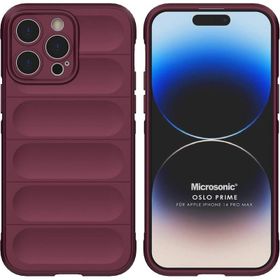 Microsonic iPhone 14 Pro Max Oslo Prime Kırmızı Cep Telefonu Kılıfı