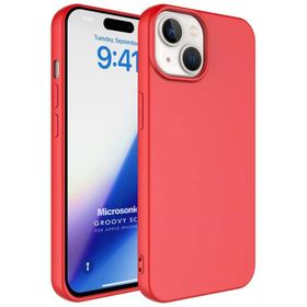 Microsonic iPhone 15 Kılıf Groovy Soft Derin Pembe Cep Telefonu Kılıfı