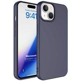 Microsonic iPhone 15 Plus Groovy Soft Derin Mor Cep Telefonu Kılıfı