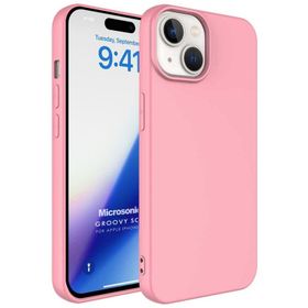 Microsonic iPhone 15 Plus Groovy Soft Derin Mor Cep Telefonu Kılıfı