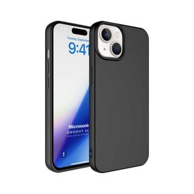 Microsonic iPhone 15 Plus Groovy Soft Derin Mor Cep Telefonu Kılıfı
