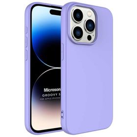 Microsonic iPhone 15 Pro Max Groovy Soft Derin Siyah Cep Telefonu Kılıfı